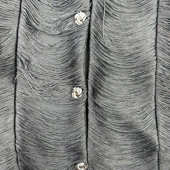 AKIRA String Along Fringe Detail Blazer - Picture 6 of 10